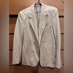 Uniqlo U Jersey Tailored Jacket natural white size S